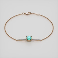 <span>1.25</span>&nbsp;<span class="tooltip-light">Ct.Tw.<span class="tooltiptext">Total Carat Weight</span></span> Gemstone Bracelet, 14K Rose Gold 2