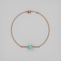 <span>1.25</span>&nbsp;<span class="tooltip-light">Ct.Tw.<span class="tooltiptext">Total Carat Weight</span></span> Gemstone Bracelet, 14K Rose Gold 3