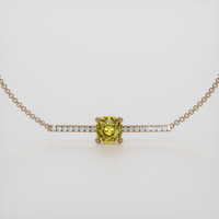 1.23 Ct.Tw. Gemstone Bracelet, 14K Rose Gold 1