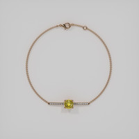 1.23 Ct.Tw. Gemstone Bracelet, 14K Rose Gold 3