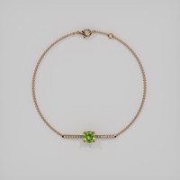 1.03 Ct.Tw. Gemstone Bracelet, 14K Rose Gold 3