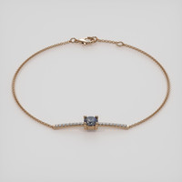 <span>0.58</span>&nbsp;<span class="tooltip-light">Ct.Tw.<span class="tooltiptext">Total Carat Weight</span></span> Gemstone Bracelet, 14K Rose Gold 2