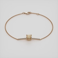 1.21 Ct.Tw. Gemstone Bracelet, 14K Rose Gold 2