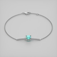 <span>1.25</span>&nbsp;<span class="tooltip-light">Ct.Tw.<span class="tooltiptext">Total Carat Weight</span></span> Gemstone Bracelet, 18K White Gold 2