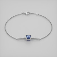 <span>1.23</span>&nbsp;<span class="tooltip-light">Ct.Tw.<span class="tooltiptext">Total Carat Weight</span></span> Gemstone Bracelet, 18K White Gold 2