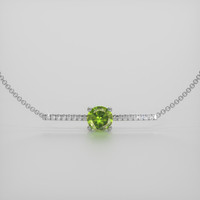 1.03 Ct.Tw. Gemstone Bracelet, 18K White Gold 1