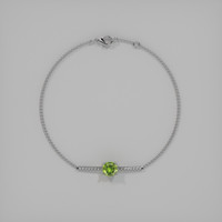 1.03 Ct.Tw. Gemstone Bracelet, 18K White Gold 3