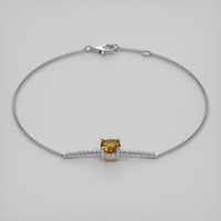 <span>1.02</span>&nbsp;<span class="tooltip-light">Ct.Tw.<span class="tooltiptext">Total Carat Weight</span></span> Gemstone Bracelet, 18K White Gold 2