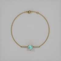 <span>1.25</span>&nbsp;<span class="tooltip-light">Ct.Tw.<span class="tooltiptext">Total Carat Weight</span></span> Gemstone Bracelet, 18K Yellow Gold 3