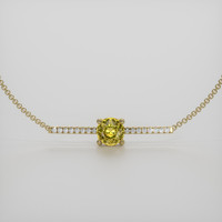 <span>1.23</span>&nbsp;<span class="tooltip-light">Ct.Tw.<span class="tooltiptext">Total Carat Weight</span></span> Gemstone Bracelet, 18K Yellow Gold 1