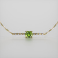 1.03 Ct.Tw. Gemstone Bracelet, 18K Yellow Gold 1