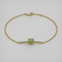 <span>1.03</span>&nbsp;<span class="tooltip-light">Ct.Tw.<span class="tooltiptext">Total Carat Weight</span></span> Gemstone Bracelet, 18K Yellow Gold 2