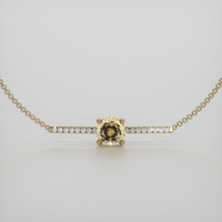 1.21 Ct.Tw. Gemstone Bracelet, 18K Yellow Gold 1