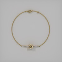 1.21 Ct.Tw. Gemstone Bracelet, 18K Yellow Gold 3
