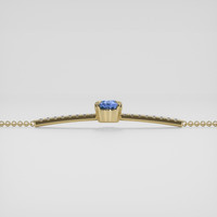 <span>1.45</span>&nbsp;<span class="tooltip-light">Ct.Tw.<span class="tooltiptext">Total Carat Weight</span></span> Blue Sapphire Bracelet, 18K Yellow Gold 4