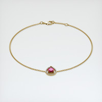 <span>0.50</span>&nbsp;<span class="tooltip-light">Ct.Tw.<span class="tooltiptext">Total Carat Weight</span></span> Ruby Bracelet, 14K Yellow Gold 2