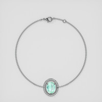<span>1.73</span>&nbsp;<span class="tooltip-light">Ct.Tw.<span class="tooltiptext">Total Carat Weight</span></span> Emerald Bracelet, 18K White Gold 3