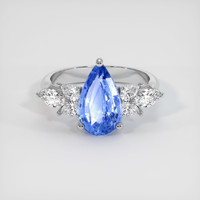 3.04 Ct. Sapphire Ring, Platinum 950 1