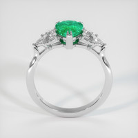 1.19 Ct. Emerald Ring, Platinum 950 3