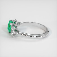 1.19 Ct. Emerald Ring, Platinum 950 4