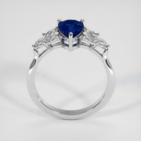 1.52 Ct. Blue Sapphire Ring, Platinum 950 3