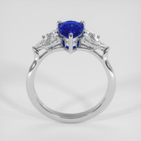 1.59 Ct. Blue Sapphire Ring, Platinum 950 3