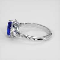 1.59 Ct. Blue Sapphire Ring, Platinum 950 4
