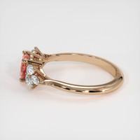 1.03 Ct. Sapphire Ring, 14K Rose Gold 4