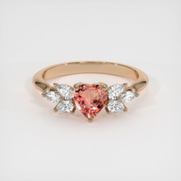 1.03 Ct. Sapphire Ring, 18K Rose Gold 1