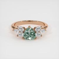 1.13 Ct. Sapphire Ring, 18K Rose Gold 1
