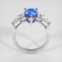 3.04 Ct. Sapphire Ring, 14K White Gold 3
