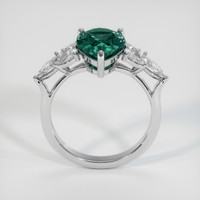2.96 Ct. Sapphire Ring, 14K White Gold 3