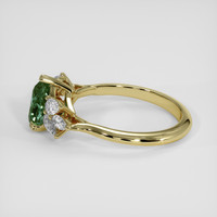 1.51 Ct. Bluish Green Sapphire Ring, 14K Yellow Gold 4