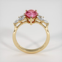 2.02 Ct. Padparadscha Sapphire Ring, 14K Yellow Gold 3