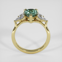 1.70 Ct. Bluish Green Sapphire Ring, 14K Yellow Gold 3