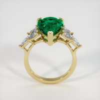 4.29 Ct. Emerald Ring, 18K Yellow Gold 3