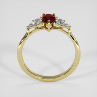 1.02 Ct. Ruby Ring, 18K Yellow Gold 3