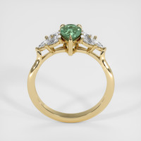 1.62 Ct. Green Sapphire Ring, 18K Yellow Gold 3