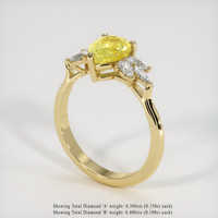 2.53 Ct. Sapphire Ring, 18K Yellow Gold 2