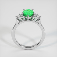 1.10 Ct. Emerald Ring, Platinum 950 3