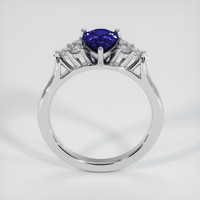 1.32 Ct. Violet Sapphire Ring, 14K White Gold 3