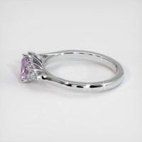 0.98 Ct. Sapphire Ring, 18K White Gold 4