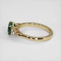 1.74 Ct. Greenish Blue Sapphire Ring, 18K Yellow Gold 4