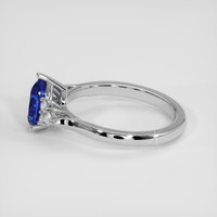 1.24 Ct. Blue Sapphire Ring, Platinum 950 4