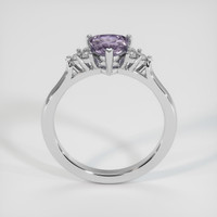 0.98 Ct. Purple Sapphire Ring, 10K White Gold 3