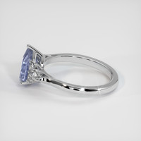 1.90 Ct. Sapphire Ring, 14K White Gold 4