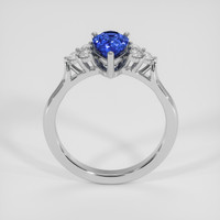 1.24 Ct. Blue Sapphire Ring, 18K White Gold 3