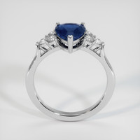 1.92 Ct. Blue Sapphire Ring, 18K White Gold 3
