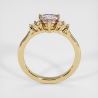 0.98 Ct. Purple Sapphire Ring, 10K Yellow Gold 3