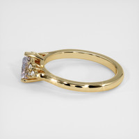 0.98 Ct. Purple Sapphire Ring, 10K Yellow Gold 4